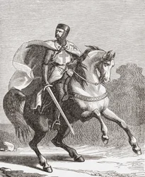 En soldat från Tempelriddaren.