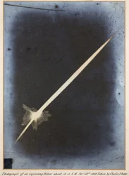 En exploderande meteor, 23 november 1895