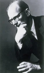 Arthur C Clarke, brittisk science fiction-författare och uppfinnare