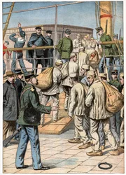 Cayenne straffkoloni. 1904 (gravyr)