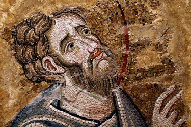 Markuskyrkan. St Bartolomeus. Mosaik.