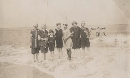 Badande sällskap, Houlgate, september 1911