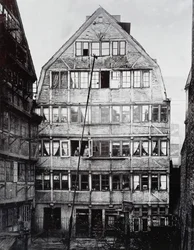 Födelseort för den tyske kompositören Johannes Brahms (1833-1897) i Hamburg, Tyskland
