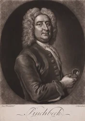 Christopher Pinchbeck, engelsk klockare och leksaksmakare, ca 1725