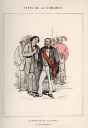 Paris Commune: kostym från THE MINISTER OF LA WAR - LE CITIZEN DELESCLUZE (6) i "" Les Communeux