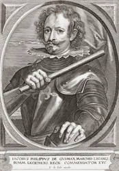 Diego Mexía Felipez de Guzmán och Dávila. Porträtt.