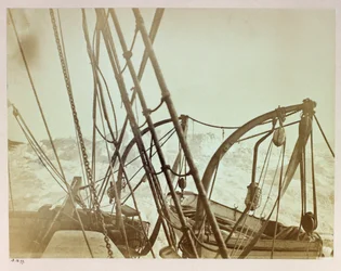 Arctic Expedition (1875-1876) av kapten George Nares (1831-1915): Alert pressad på land i skiftroderbukten