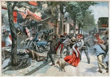 Explosion i Paris. Explosion i Paris.