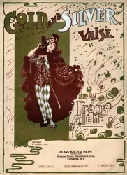 Guld och silver, vals av Franz Lehar. cirka 1904 (illustration)
