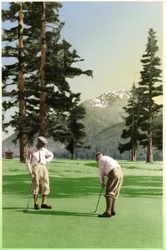 Golf i St Moritz, ca 1930