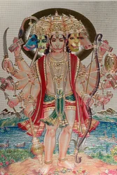 Hanuman, apguden i hinduisk mytologi.