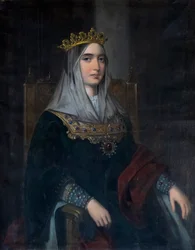 Isabella I av Kastilien; Isabella den katolska. Porträtt, 2020