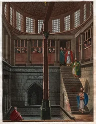Cairo Nilometer. cirka 1811 (gravyr)