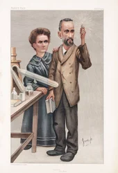 Pierre och Marie Curie, franska fysiker