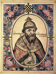 Porträtt av Ivan Grozny (Ivan den förskräcklige, Ivan Iv).