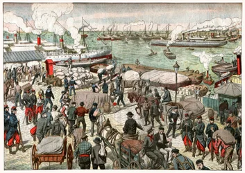 Återgå till jobbet i Marseilles hamn