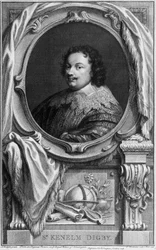 Sir Kenelm Digby, engelsk författare, sjöbefälhavare och diplomat, ca 1645