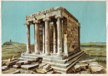 Athena Nikes tempel. cirka 1910 (gravyr)