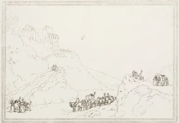 Den första kanalöverfarten med ballong, 7 januari 1785