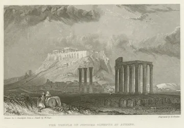 Jupiter Olympus tempel i Aten