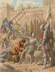 Belägringen av Paris (chromolitho)