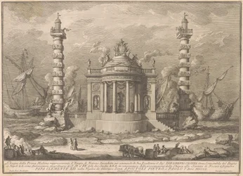 Prima Macchina för Kina 1760: Neptunus tempel