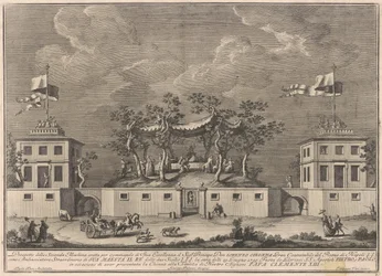 Seconda Macchina för Chinea 1759: En "Deliziosa" med en Bacchanal