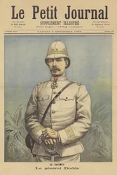 General Dodds, befälhavare för de franska trupperna i Dahomey
