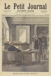 Mördaren Louis Anastay inför domaren