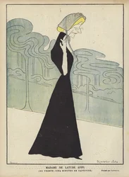 Madame De Latude (GYP), Illustration för Le Rire
