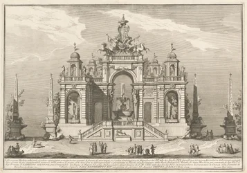 The Seconda Macchina for the Chinea 1754: An Allegory of Waterworks