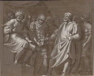 Mucius Scaevola före Porsenna