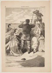 Den brittiska piratens "Alabama" närmande