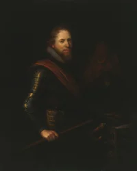 Nederländska: Maurice (1567-1625), prins av Oranien Porträtt av Maurice av Oranien-Nassau (1567-1625)
