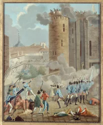Franska: Bastiljens intagning, 14 juli 1789 (P742)