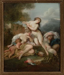 Polska:  Diana i nimfy (Kąpiel Diany) Diana och nymferna (Dianas bad)