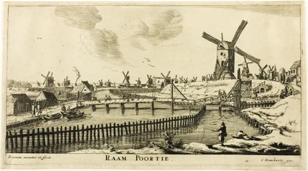 Raam Gate, från De åtta stadsportarna i Amsterdam