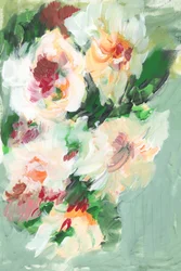Abstrakt blomsterbukett