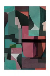 Abstrakt geometrisk collage