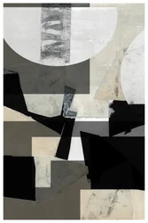 Abstrakt geometrisk collage