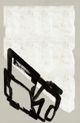 Abstrakt bläckgeometri