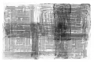 Abstrakt linjärt rutnät