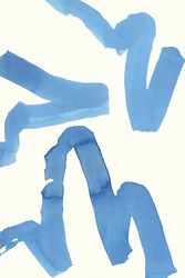 Abstrakt i flytande blått