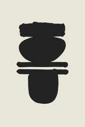 Minimalistiska staplade former