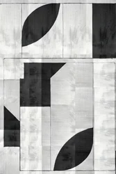 Modernt geometriskt monokromt