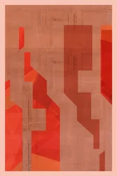 Orange geometriska former