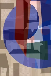 Överlappande geometriska lager
