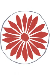 Röd folkblomma
