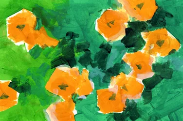 Livfulla apelsinblommor