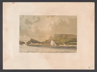 Caracas Bay Curacao. Caracas Bay (titel på objekt) Västindien (serietitel på objekt) Gezigten uit Neerland